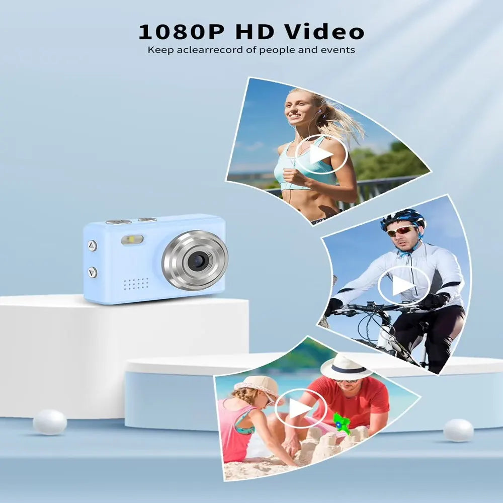 New Mini Camera with Screen Indoor Home Outdoor 1080P Sports Portable Vintage Very Small Mini Camera Video Recorder